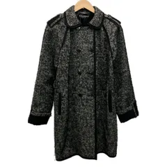 DOLCE&GABBANA(ドルチェアンドガッバーナ) コート サイズ38 S レディース - 黒×ライトグレー 長袖/秋/冬のサムネイル