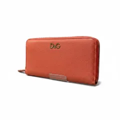 e16 D&G DOLCE&GABBANA ドルチェアンドガッパーナ 長財布 ラウンドジップウォレット レザー財布 ピンク系 レザー レディース 女性用u02tのサムネイル