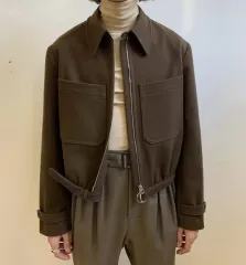 LEMAIRE ウールブルゾン 48 ブラウンのサムネイル