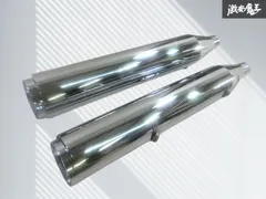 【新車外し 美品！】 Harley-Davidson ハーレーダビッドソン ファットボーイ グレイゴースト 2025 純正 マフラー テール 2本 サイレンサーのサムネイル