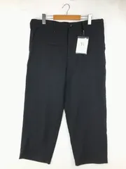 【中古美品】 Y's ワイズ WOOL GABARDINE DRAWSTRING PANTS YN-P12-100-1 20SS ウールギャバンジンドローストリングパンツ 【151-250410-hi-46-tag】のサムネイル