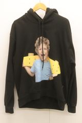 【中古】 acme de la vie メンズパーカー 1 ベビーフェイスフーディー acme de la vie 1 黒 ブラック プリント