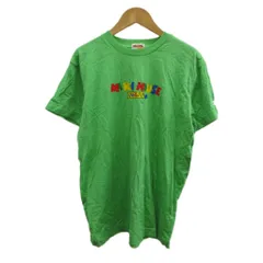 ミキハウス mikihouse  Tシャツ S 緑 ロゴプリント クルーネック 半袖 /RY ■ECC005のサムネイル