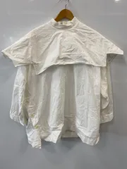 PB286⚫︎ENFOLD⚫︎エンフォルド⚫︎ブラウス⚫︎長袖⚫︎コットン100%⚫︎レディース⚫︎size 38⚫︎白のサムネイル