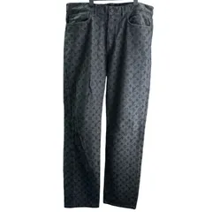 ルイ・ヴィトン LOUIS VUITTON ×NBA モノグラム総柄デニムパンツ HKD05W ブラック コットン メンズ デニムパンツのサムネイル