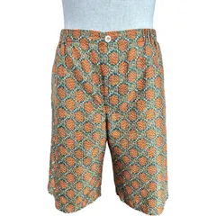 グッチ GUCCI GG総柄ハーフパンツ 623159 オレンジ シルク メンズ ショートパンツのサムネイル