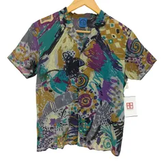 ヨーガンレール Jurgen Lehl 総柄オープンカラー S/S シャツ レディース import：L のサムネイル