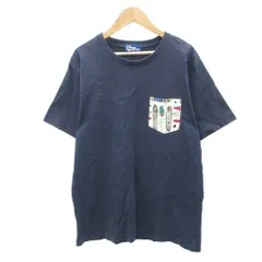 レインスプーナー reyn spooner Tシャツ カットソー M 紺 ネイビー 半袖 /SM4 ■ECA003のサムネイル