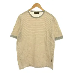 ハンティングワールド HUNTING WORLD Tシャツ カットソー ボーダー 黄色 イエロー 紺 白 半袖 71TS28 /YM ■GY61のサムネイル