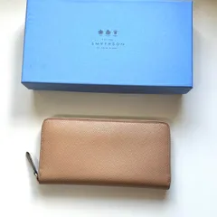 スマイソン　SMYTHSON 長財布　ラウンドジップ　パナマ　キャメルのサムネイル
