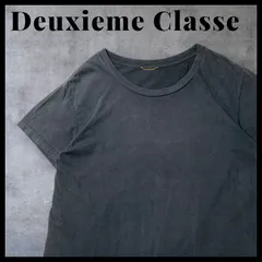 Deuxieme Classe ルーズ Tシャツ 黒 ヴィンテージ加工 ダメージ加工 実寸ユニセックスのLサイズでオーバーサイズ 日本製 コットンのサムネイル