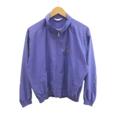 エレッセ ellesse ジャケット ゴルフウェア 上着 L 紫 パープル 長袖 立ち襟 ロゴ刺繍 /KT ■ECC003のサムネイル