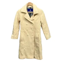 Burberry Blue Label(バーバリーブルーレーベル) コート サイズ40 M レディース美品  - アイボリー ウールのサムネイル