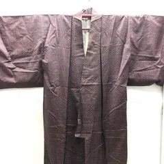 着物 和装 女性用 格子 縞模様 紬 SGNH26-1098のサムネイル