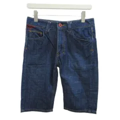 クイックシルバー QUIKSILVER デニム ジーンズ 28 青 ブルー ハーフ丈 無地 /KK ■ECA006のサムネイル