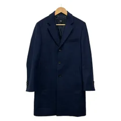 HUGOBOSS(ヒューゴボス) コート サイズIT 46 メンズ - ネイビー チェスターコート ウール、カシミヤのサムネイル