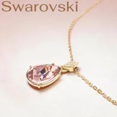 Swarovski lime ネックレス ピンク ドロップ ゴールドのサムネイル