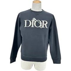 クリスチャン・ディオール Christian Dior ×Judy Blame ロゴ刺繍スウェット 043J604A0531 ブラック コットン メンズ スウェットのサムネイル