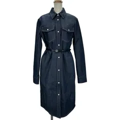 グッチ GUCCI サイドラインロゴデニムワンピース 812705 ブルーインディゴ デニム レディース ワンピースのサムネイル
