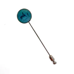 【中古】HERMES エルメス コロゾ ピンブローチ アクセサリー レディース メンズ ファッション小物 ブルー シルバー ブランドのサムネイル