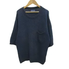 ブルーブルー BLUE BLUE ニット セーター 半袖 2 紺 ネイビー /SM27 ■ECA005のサムネイル