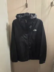 XL THE NORTH FACE ザノースフェイス 軽量 フード ウィンドブレーカー ブラックのサムネイル