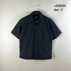 +PHENIX FREAK'S STORE 23SS GORE-TEX S/S shirts S 231-1005 プラス フェニックス フリークスストア 別注 開襟 ゴアテックス 半袖シャツ タウンユース 人気 黒のサムネイル