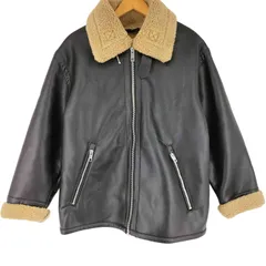 エイチアンドエム H＆M ムートンジャケット フェイクレザー B-3型 レディース import：L のサムネイル