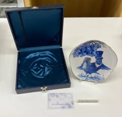 【Meissen /マイセン】限定品！イヤープレート/2004年　小鳥の結婚式/箱、皿立て有　＠川のサムネイル