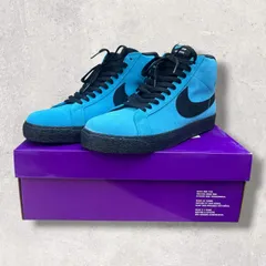 【美品】NIKE SB Zoom Blazer Mid Baltic Blue 864349-400 27.5cm ブレーザー ミッド バルティックブルーのサムネイル