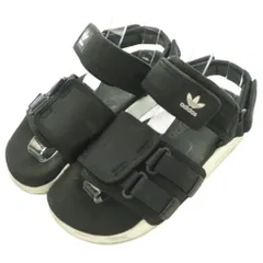 アディダスオリジナルス adidas originals スポーツサンダル ストラップ 厚底 ロゴ 5 黒 ブラック /BB ■ECC004のサムネイル