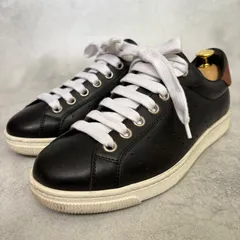 DSQUARED2 スニーカー 靴 シューズ レザースニーカー 靴 ローカット パンチングレザー ブラック メンズ 39 中古のサムネイル