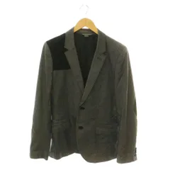アルマーニエクスチェンジ A/X ARMANI EXCHANGE テーラードジャケット ブレザー 総裏地 S チャコール ブラック /CX ■GY18のサムネイル