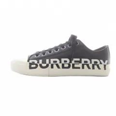バーバリー BURBERRY スニーカー レザー 38 黒 8019326のサムネイル