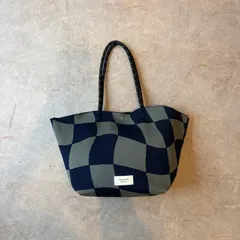 TRICOTE  トリコテ　　FLOW BLOCK CHECK BAG　(GREEN)のサムネイル