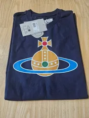 VIVIENNE WESTWOOD ヴィヴィアン・ウエストウッド ORB ロゴ 半袖 Tシャツ ネイビーのサムネイル