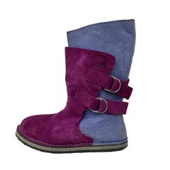 SOREL(ソレル) ブーツ 24CM レディース - ライトパープル×ピンク ウール