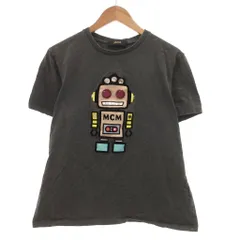 エムシーエム MCM Tシャツ L グレー 半袖 ラウンドネック ロボットアップリケ /MG ■ECD001のサムネイル