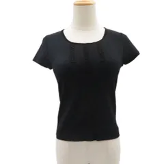 アリスバーリー Aylesbury Tシャツ カットソー 半袖 M 黒 ブラック ラウンドネック レース /MA5 ■ECB005のサムネイル