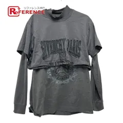 GIVENCHY ジバンシィ ロングＴシャツ オーバーラップエンブロイダリー BＭ71FC3Y8T コットン グレーのサムネイル