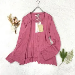 未使用 Laura Ashley ローラアシュレイ 長袖 半袖 ニット カーディガン アンサンブル セーター ピンク レディース L タグ付きのサムネイル