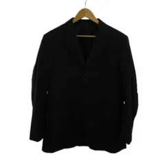 ヴァレンティノ ヴァレンチノ  VALENTINO テーラードジャケット ウール シングル 3B 総裏地 肩パッド 50 L-LL 黒 ブラック /XZ ■GY69のサムネイル