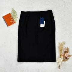 新品 未使用 定価27,300円 00s Ralph Lauren ラルフローレン スカート ウール ストレッチ ブラック 黒 タグ付き 11のサムネイル