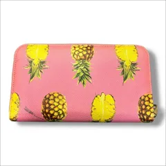 DOLCE&GABBANA Pineapple Leather Zip Wallet パイナップルレザージップウォレット 長財布 ドルチェアンドガッバーナ ピンク （423MG）のサムネイル