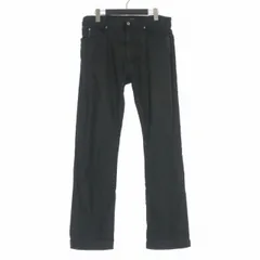 アルマーニ ジーンズ ARMANI JEANS ストレートワークパンツ ボトムス EU33 ブラック 黒 2091 07576のサムネイル