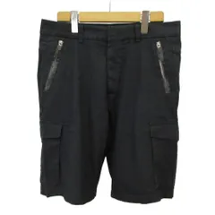 ヒューゴボス HUGO BOSS パンツ ハーフパンツ 黒 ブラック カーゴポケット ジップポケット /KK ■GY53のサムネイル