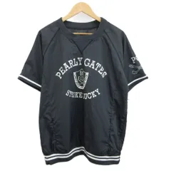 パーリーゲイツ PEARLY GATES スニードジャック ウィンドブレーカー Tシャツ ウール 6 グレー クルーネック 半袖 ロゴプリント ゴルフウェア 053-221924 /PP ■ECA006のサムネイル