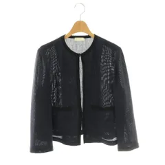 ボールジー BALLSEY トゥモローランド カラミ ノーカラージャケット 36 ネイビー /DF ■OSのサムネイル