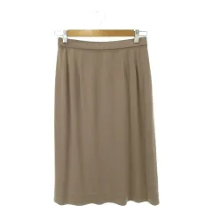 レオナール LEONARD FASHION スカート 73 グレージュ 無地 ミモレ丈 0182554 /AH23 ■ECD005のサムネイル