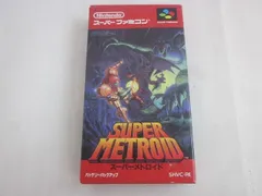  中古品 ゲーム スーパーファミコン ソフト スーパーメトロイド 箱説付きのサムネイル